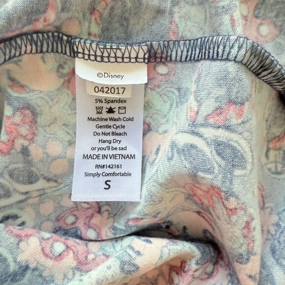 Lularoe Irma Disney Minnie Print Elbow Lenght Sleeve Hi Low Oversized Top S - Picture 5 of 7